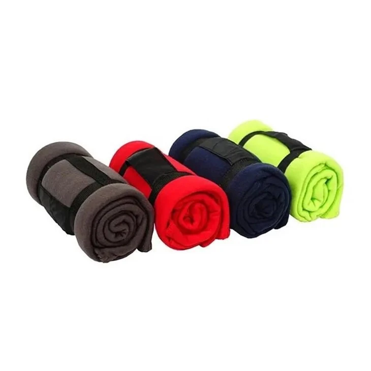 100% polyester polar fleece thick travel down blanket