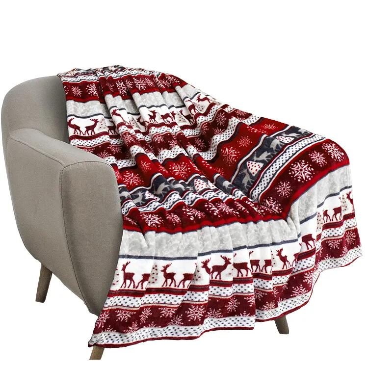 Świąteczny Koc Flanelowy