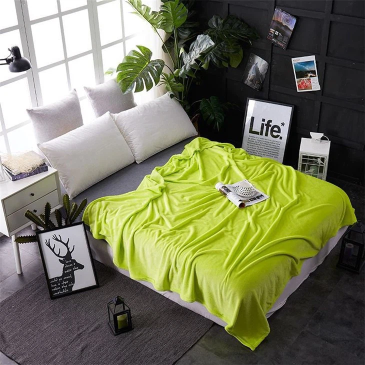 green coral blanket