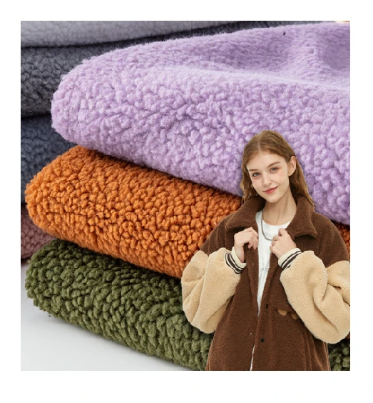 Fuzzy Extra Warm Żakardowa tkanina Sherpa