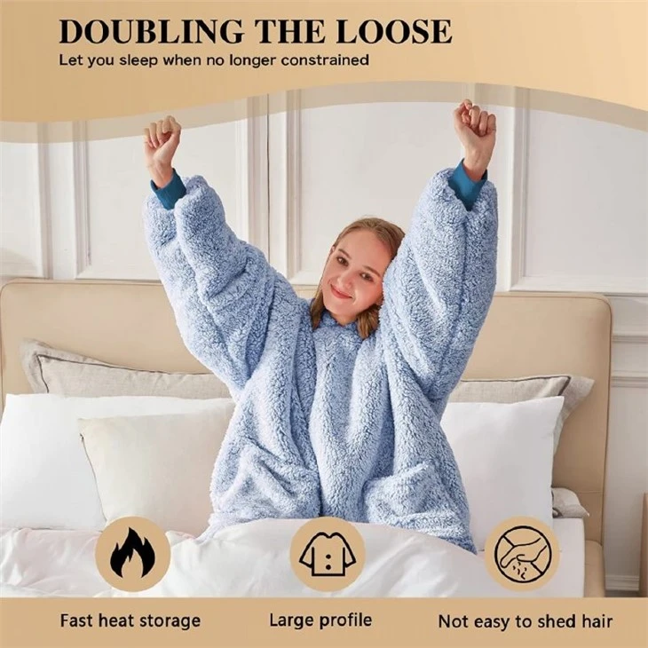Hoodie Blanket Sherpa factory