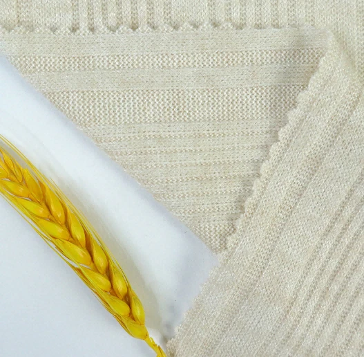 Nylon Rib Knit Fabric For Apparel And Garment Clothes in stock
