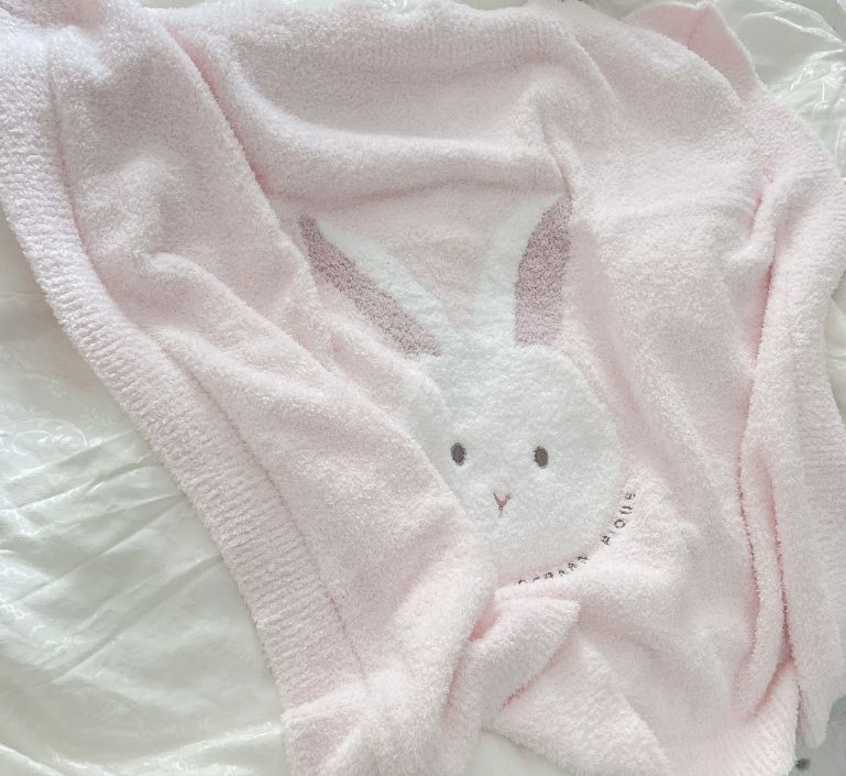 Pink Bunny Blanket