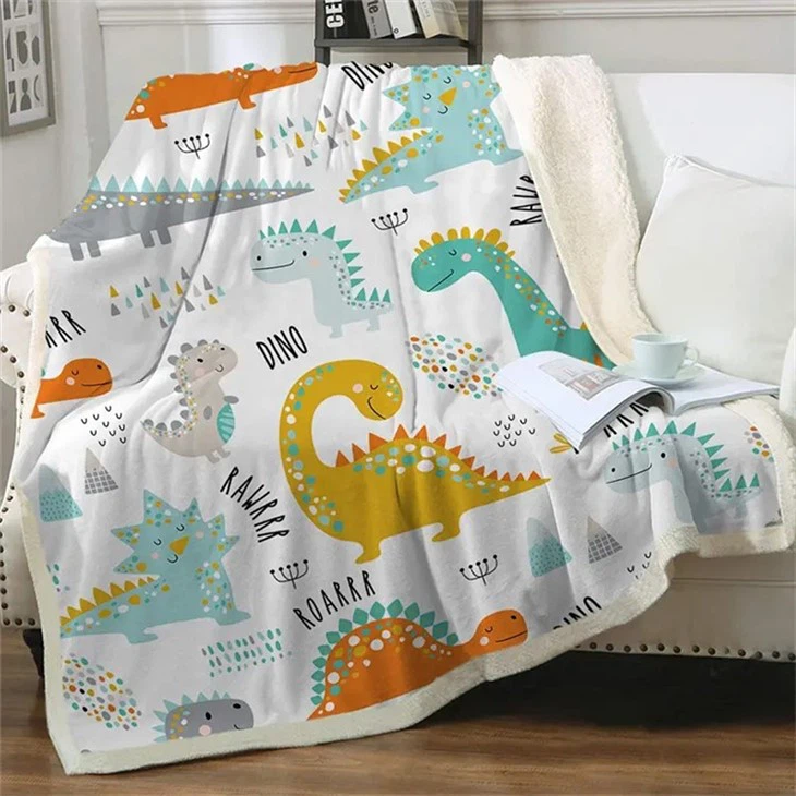 animal theme fleece blaneket