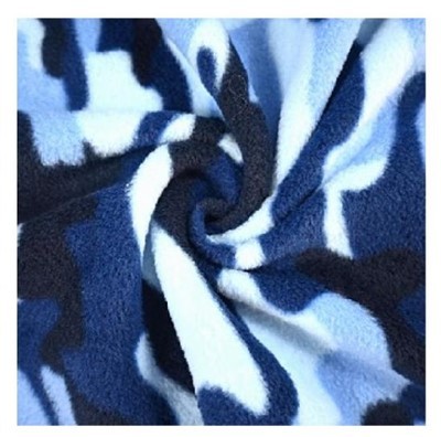 Tkanina polarowa w kamuflażu