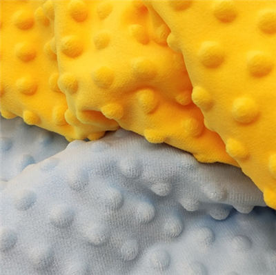 Koralowa tkanina Minky Dot Dott