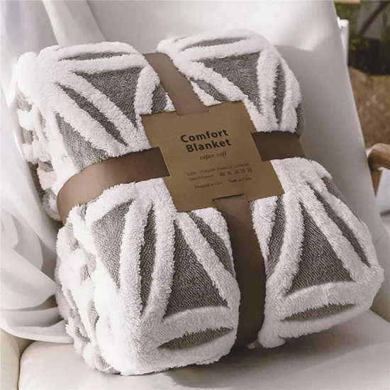 Throw Flannel Sherpa Fleece Blanket