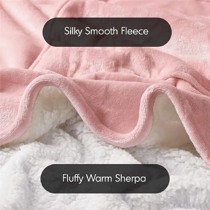 China Velvet Sherpa Blanket