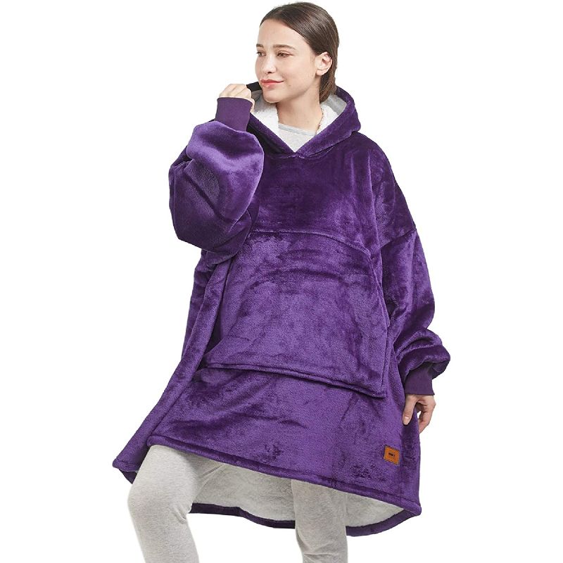 Aksamitny koc Sherpa