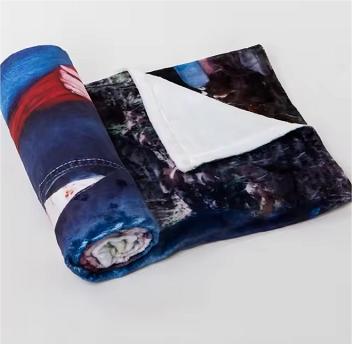 White Flannel Blanket